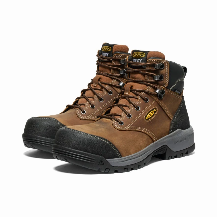 Keen Evanston Waterproof Boot (Composite Toe) Stable Support Night Travel Comfort Ankle Support