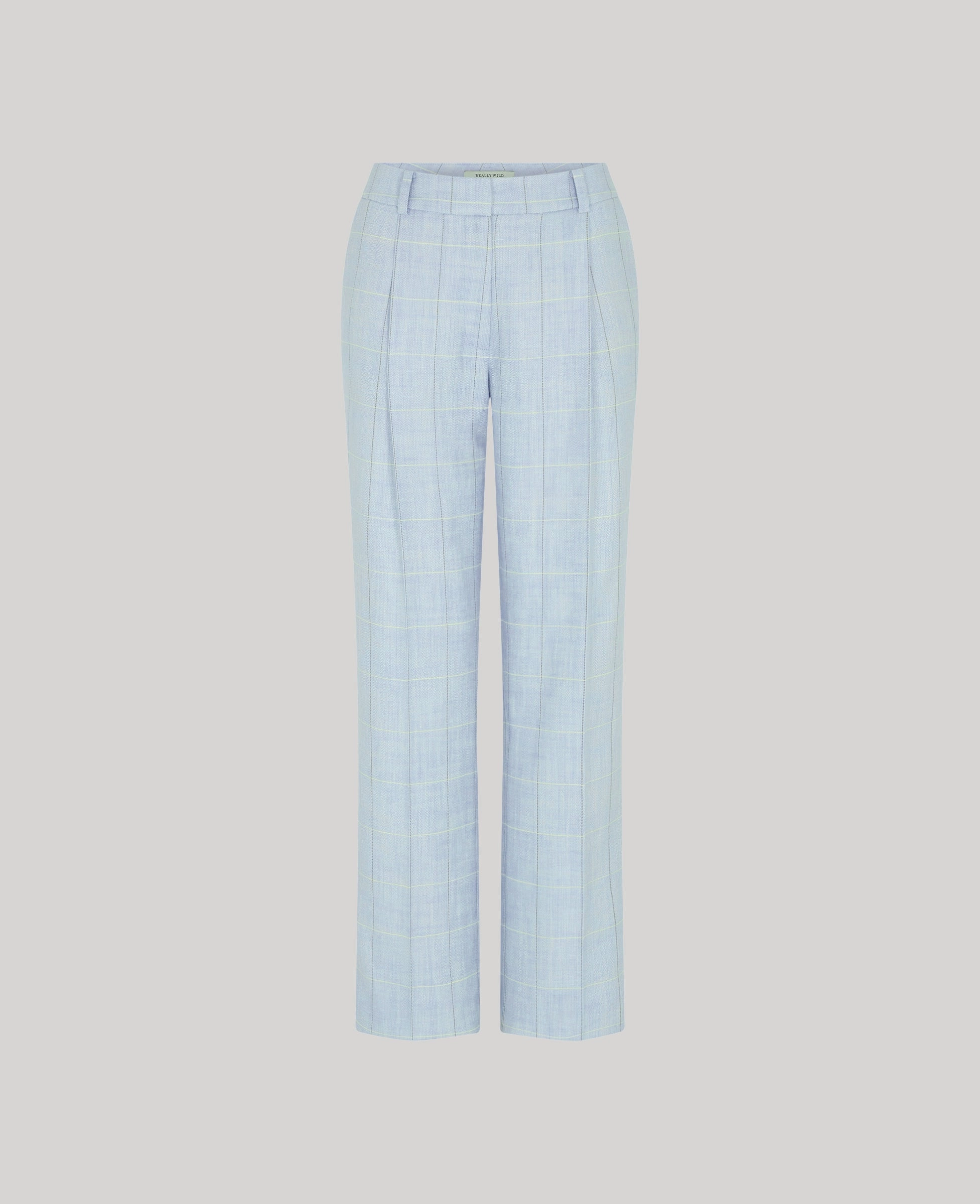 Tania Wool Blend Check Trousers All weather Soft Lines