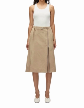 Modern Tones Trendy Outfit E25136120Ucv Utility Skirt In Khaki
