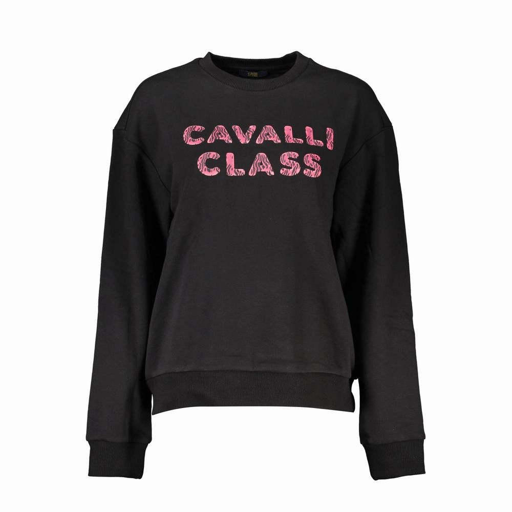 Cavalli Class Cotton Women's Sweater Comfy and Stylish High Neckline