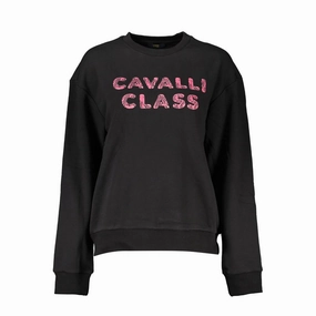Cavalli Class Cotton Women's Sweater Comfy and Stylish High Neckline