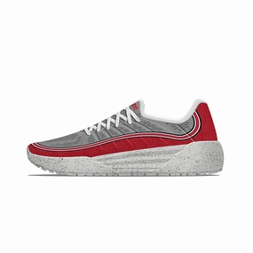 Mens Psudo Racer in Scarlett Tropical Feel Suede
