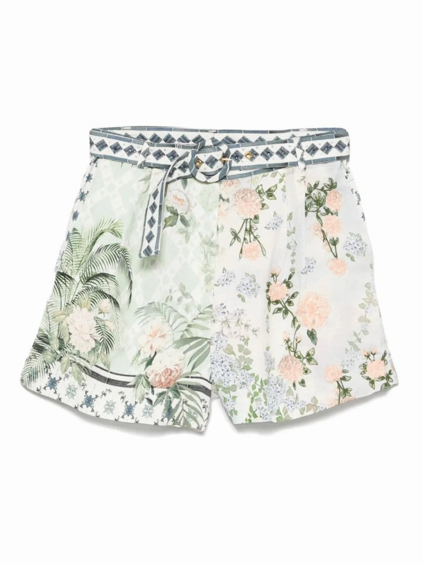 Pleated Shorts Sporty Chic