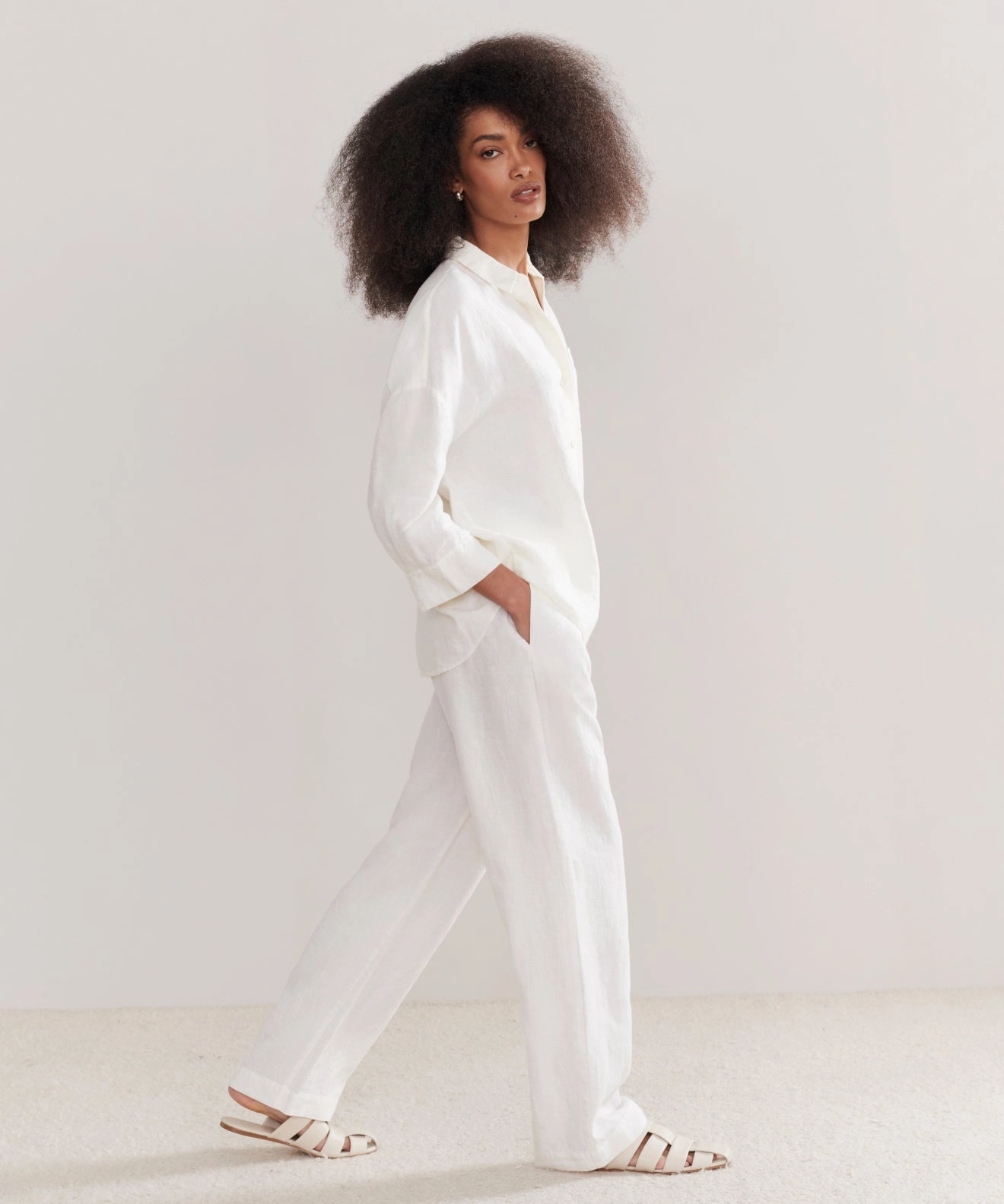 HighDensityWeave Linen Logan Pant