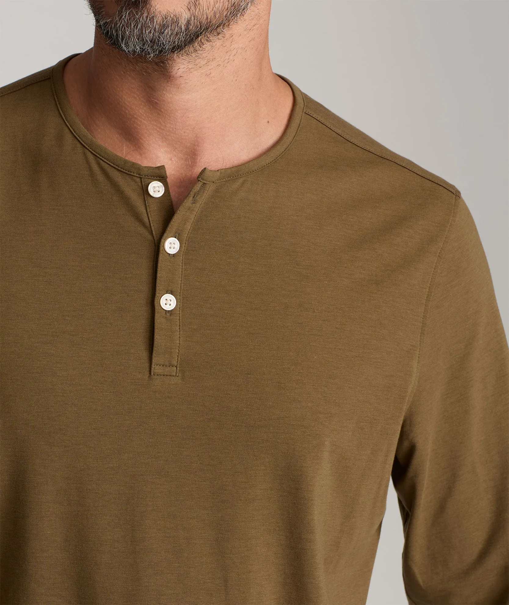 Soft and durable Soft Brushed Finish EcoSoft? Henley