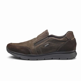 Mens Ara Barry in Brown Neutral Form Impact Dispersing Heel