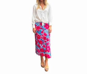 Nori Skirt In White Poppy Wardrobe Basics