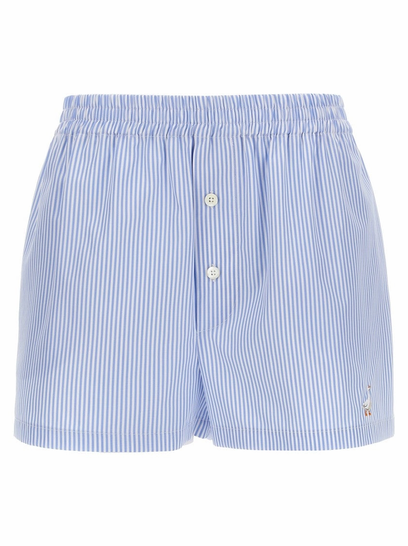 school clothing Striped Cotton Poplin Boxer Shorts