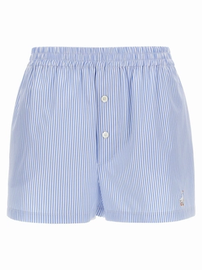 school clothing Striped Cotton Poplin Boxer Shorts