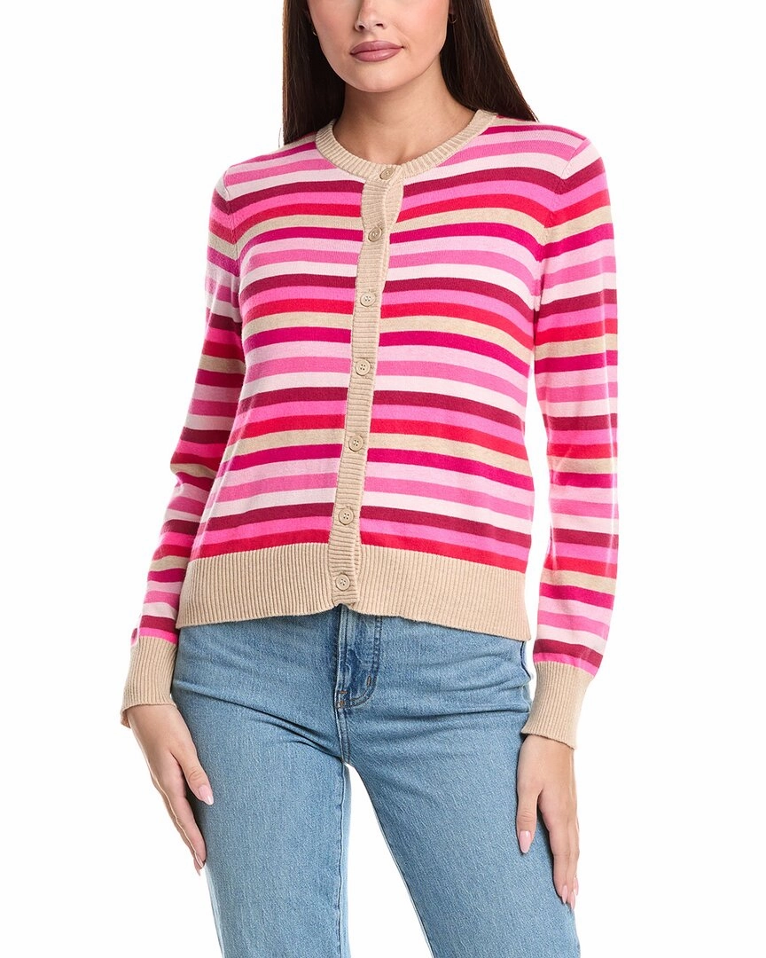 Soft Fabric Knit Comfort Wear WISPR Winter Rainbow Silk-Blend Cardigan