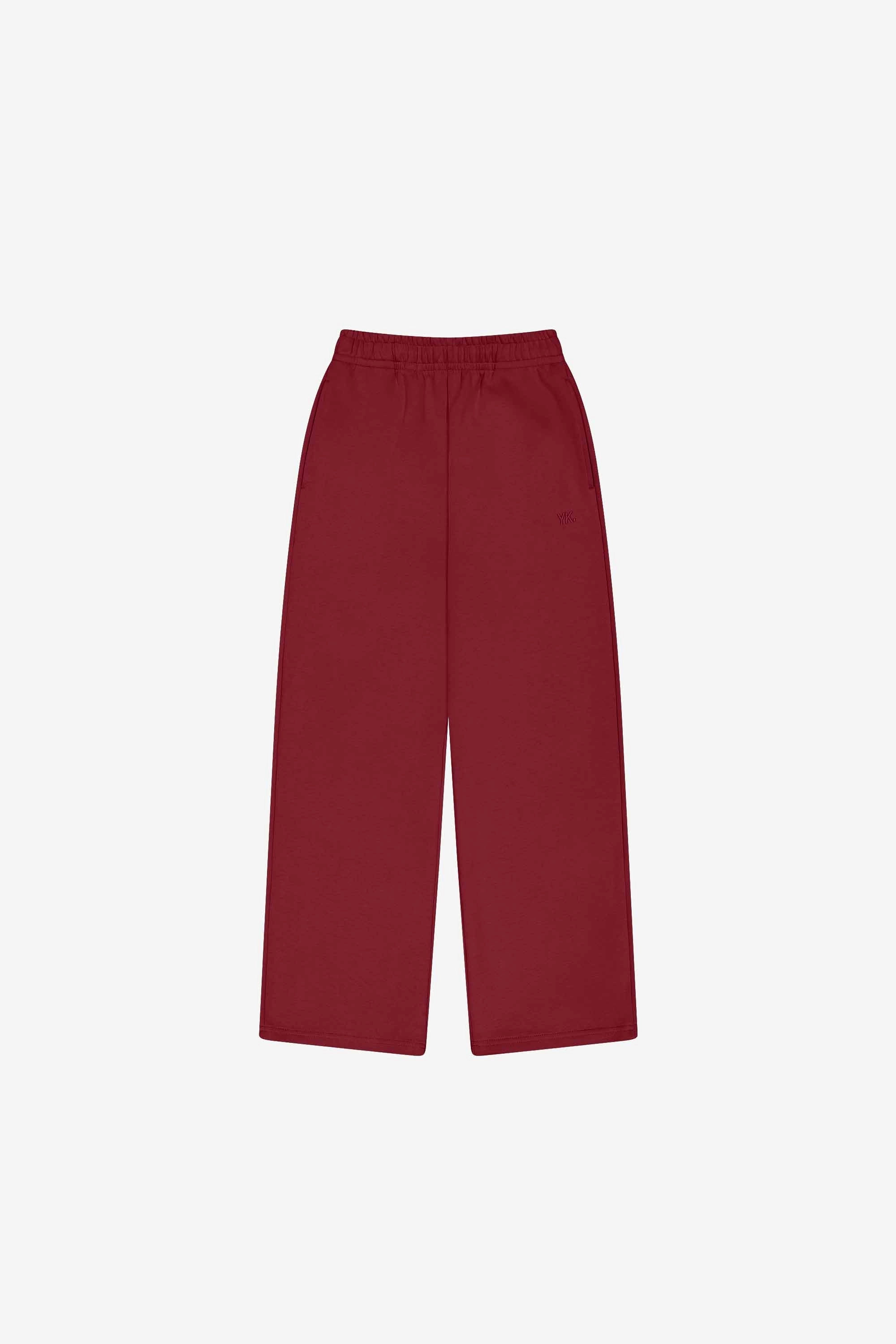 Travel Fit Trendy Appeal Nothing Heavyweight Structured Sweatpants | Cherry Cola
