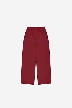 Nothing Heavyweight Structured Sweatpants | Cherry Cola Stretch Material