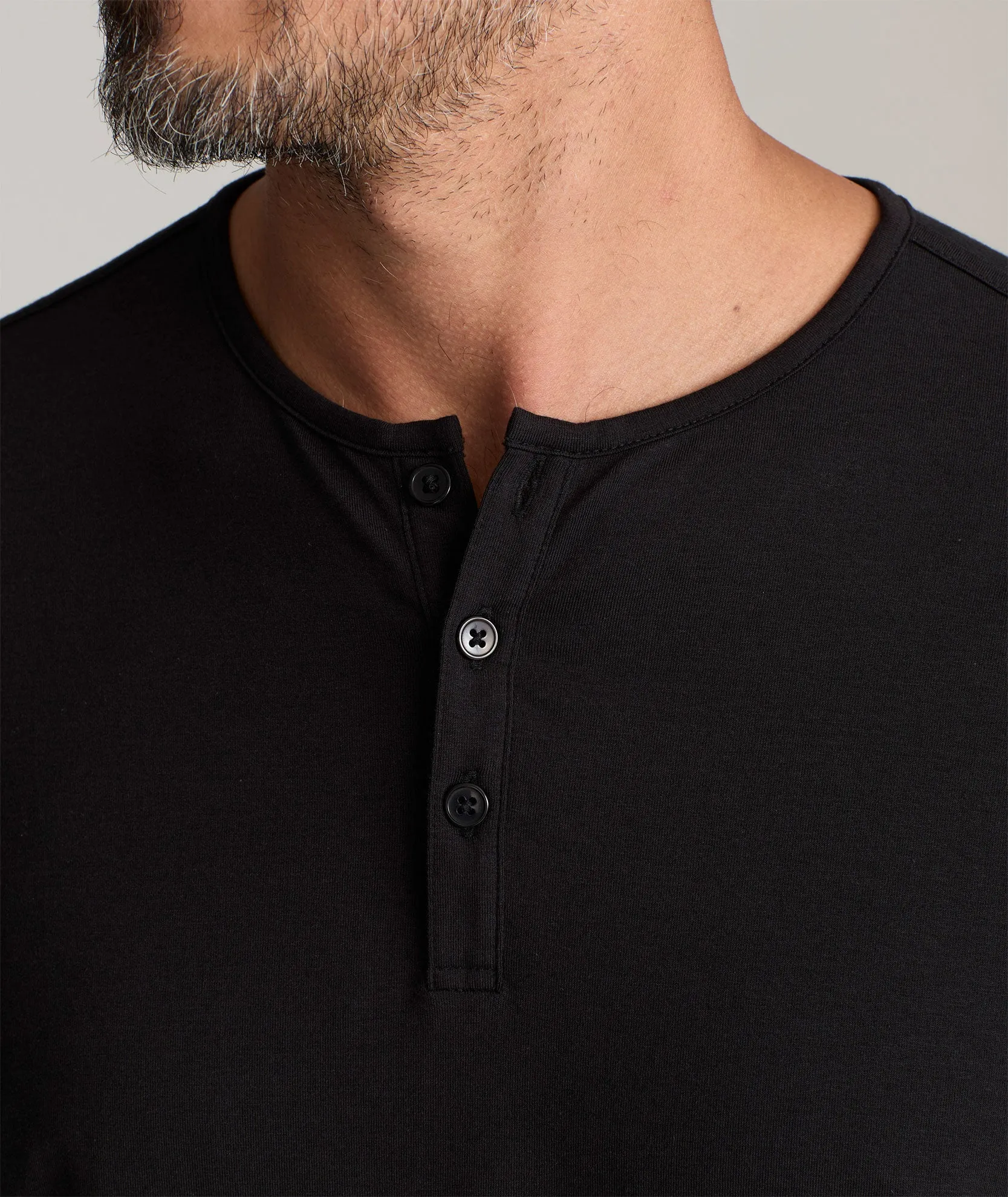Longline Hemline EcoSoft? Henley