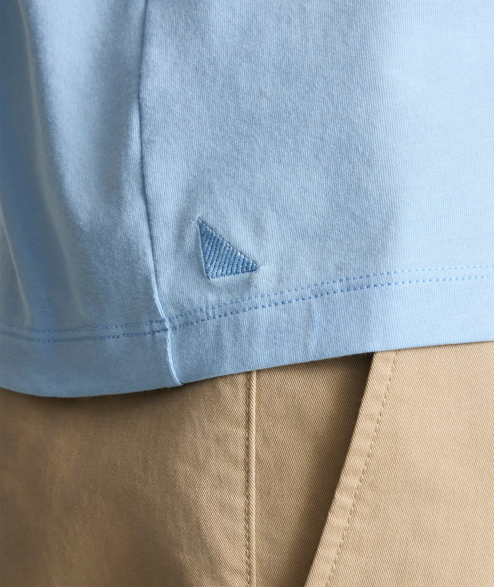 EcoSoft? Short-Sleeve Henley Travel Comfort
