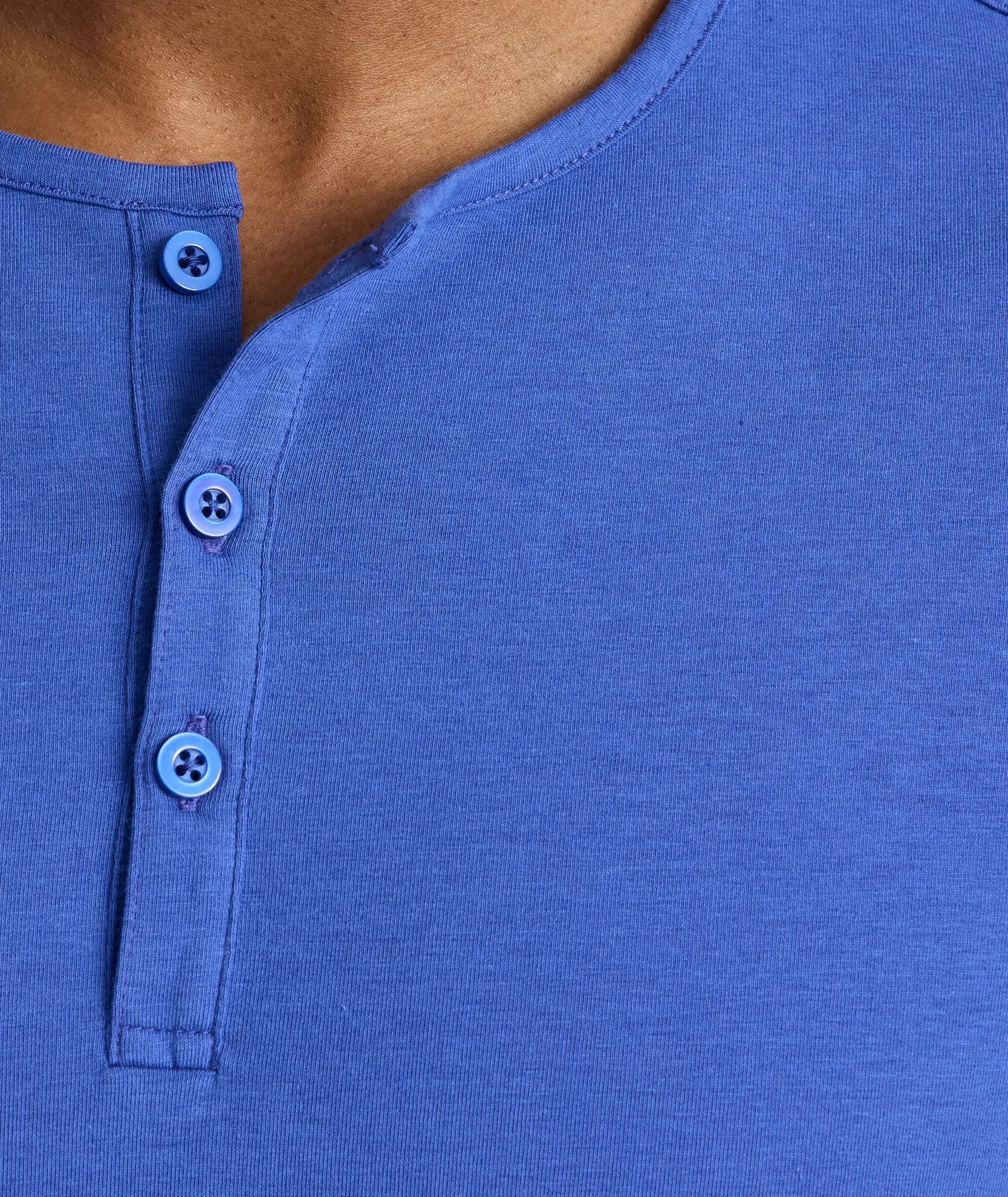 EcoSoft? Short-Sleeve Henley Relaxed and Easy