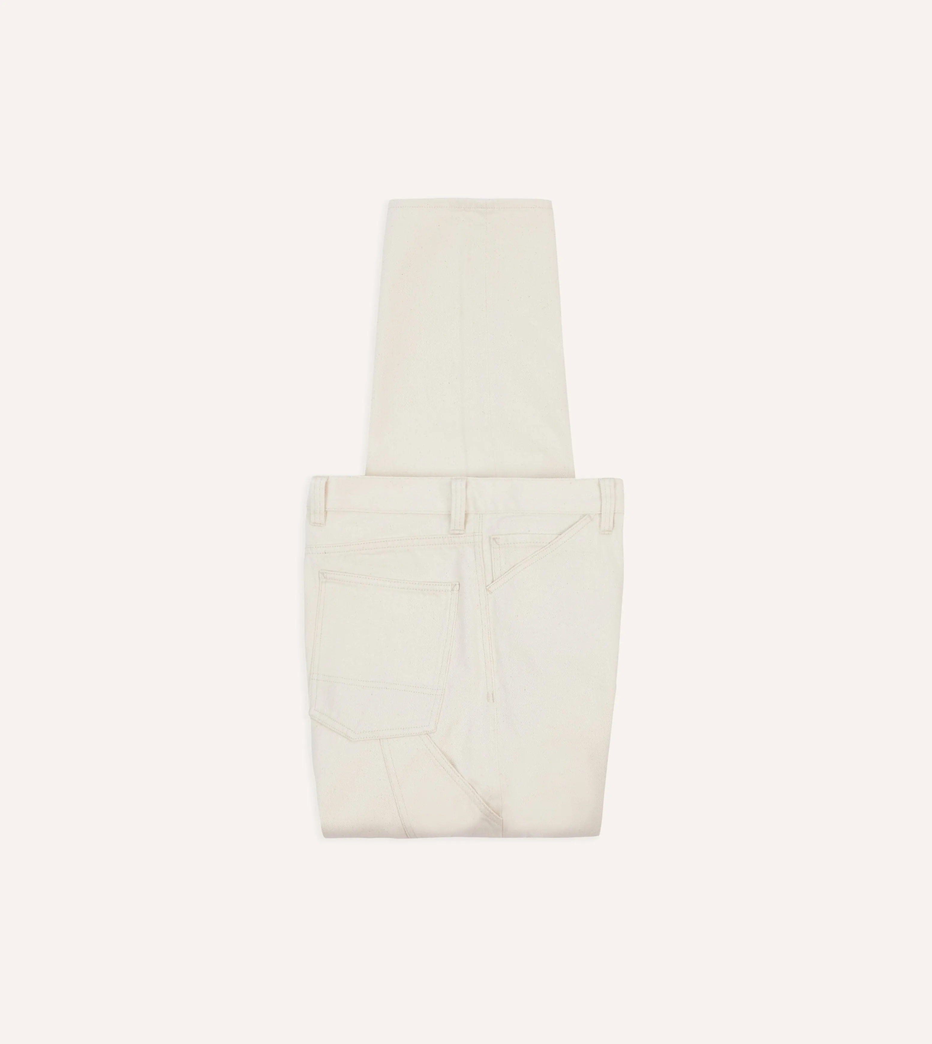 RecycledMaterial Ecru 12.7oz Selvedge Denim Painter Pants