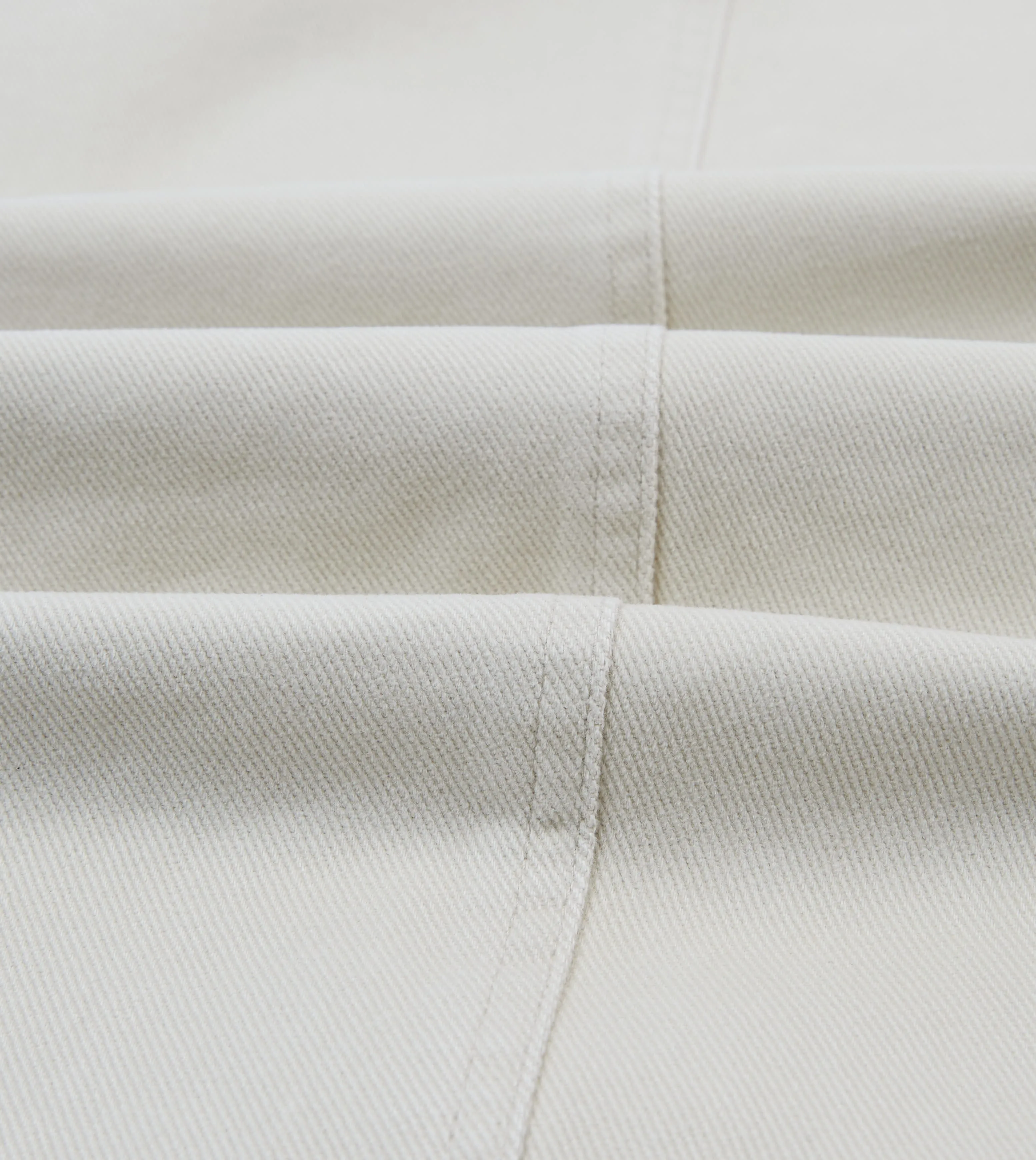 Multi Pocket System Sporty Function Ecru Heavy Cotton Twill Games Trousers