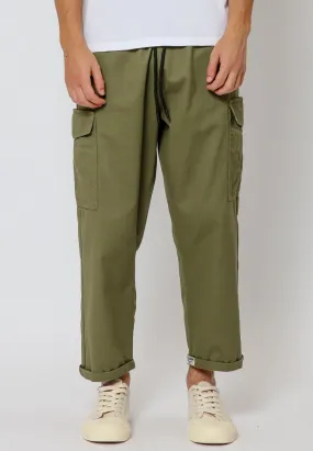 Ripped design LOUNGE CARGO KHAKI