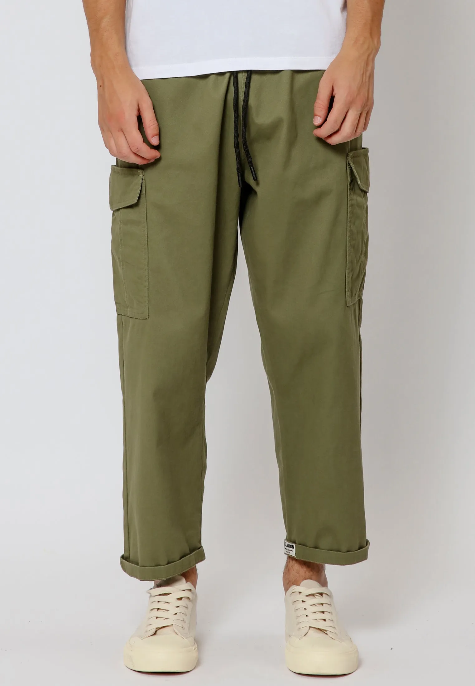 Ripped design LOUNGE CARGO KHAKI
