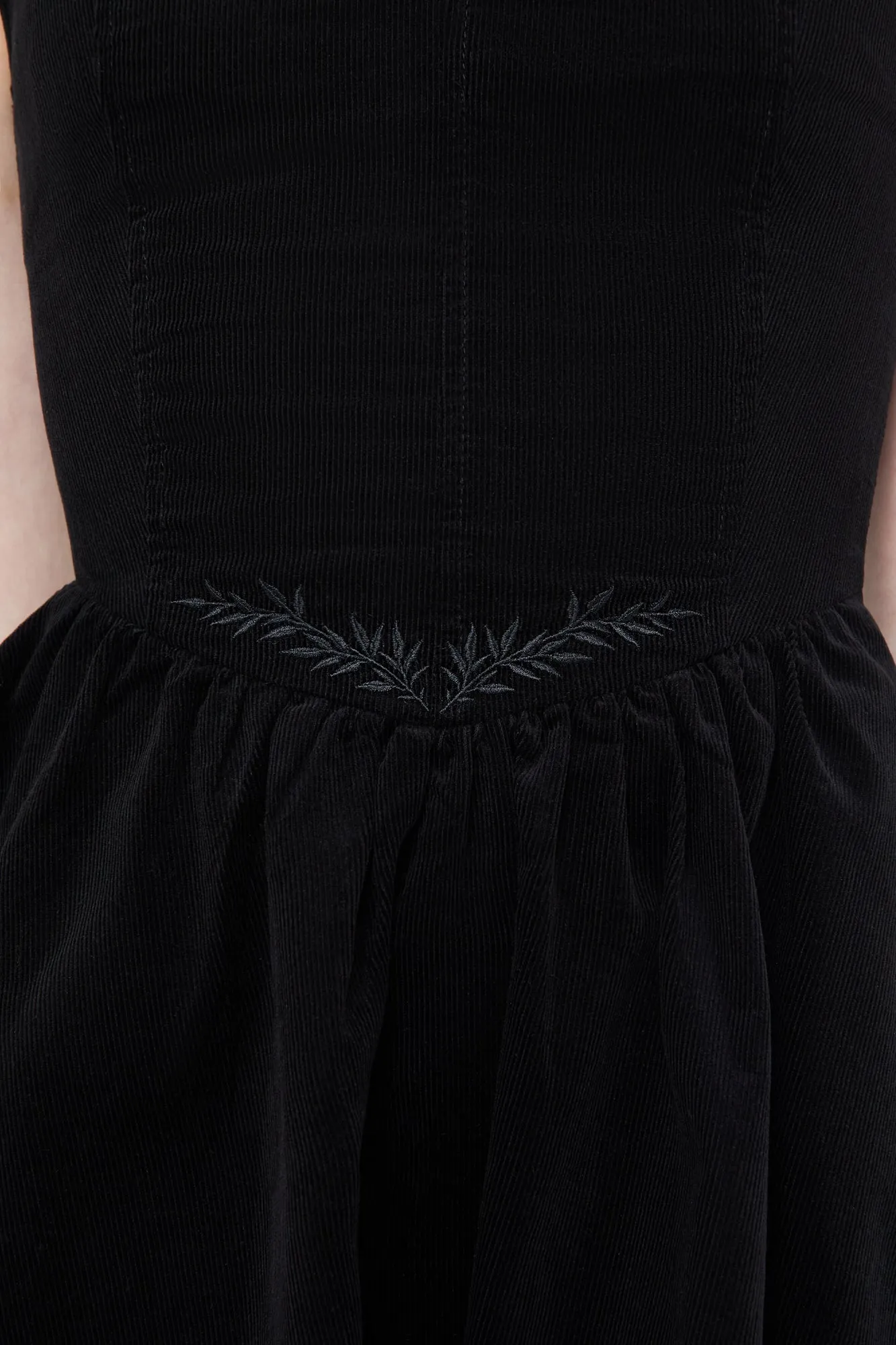 Elderroot Mini Dress [BLACK] Practical-Style Dry-Clean-Only