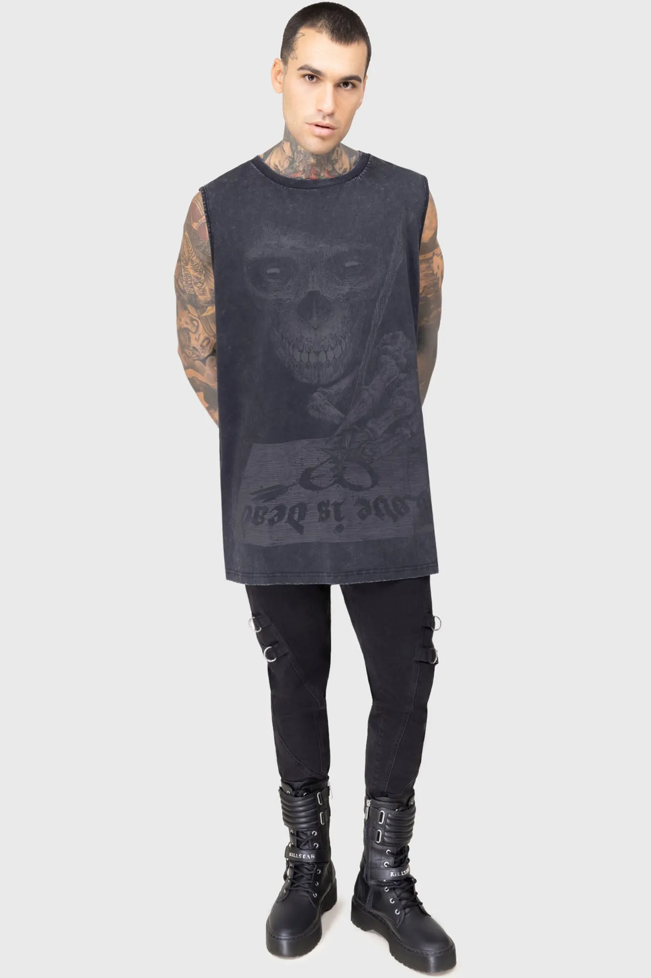 Love Is Dead Vest Anti Bacterial Treatment