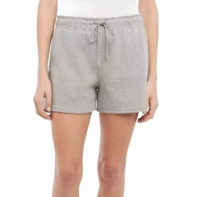 Chic Comfort Comfortable Style Pull-On Cotton Blend Shorts In Gray