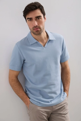 Chill Layering Comfy Fit Open collar polo
