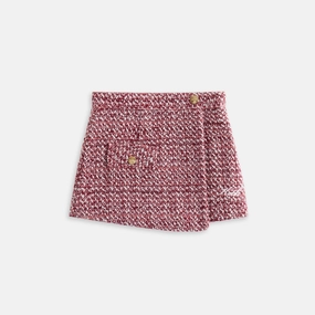 Kith Kids Tweed Phoebe Skirt - Allure Cool Tone Flared hem