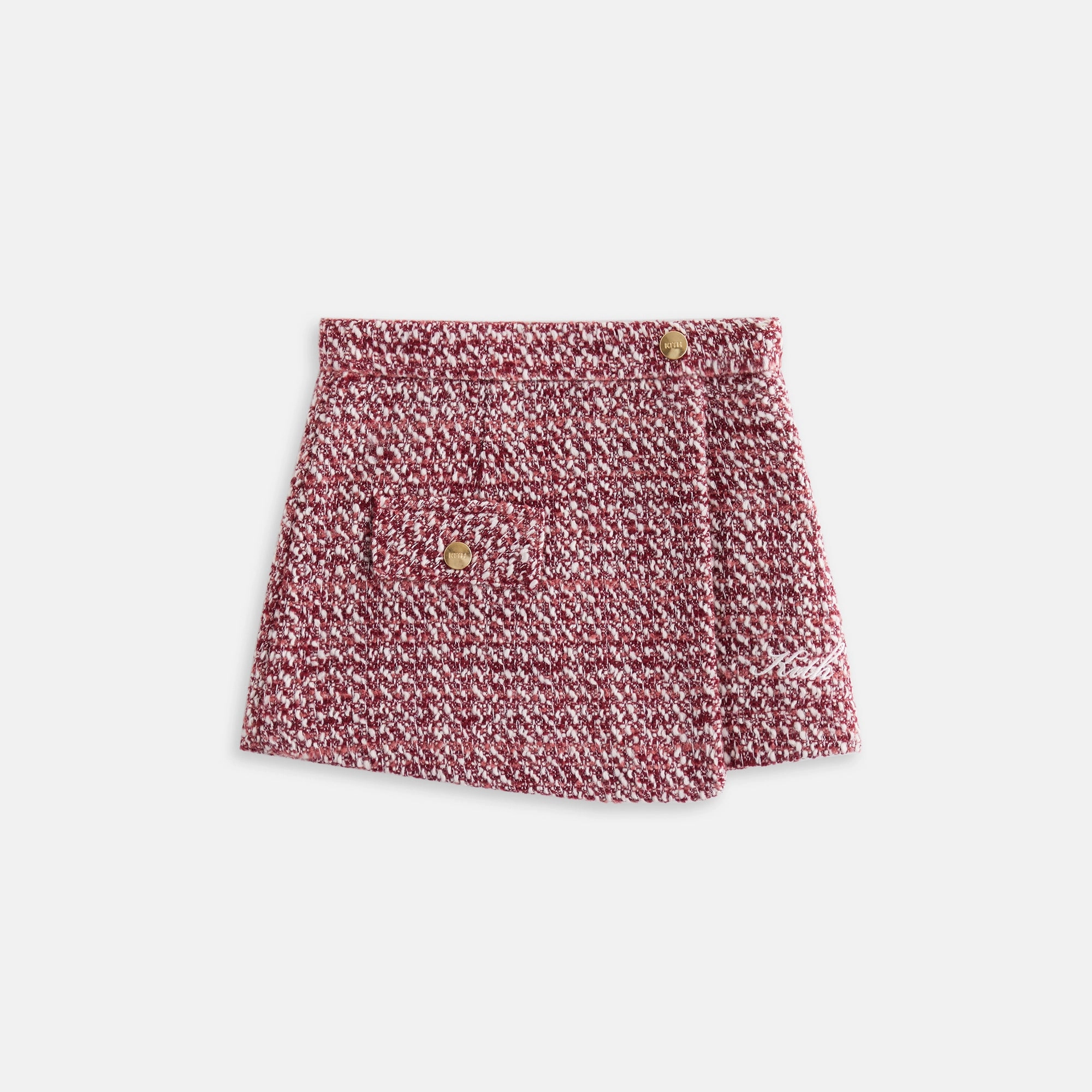 Kith Kids Tweed Phoebe Skirt - Allure Cool Tone Flared hem