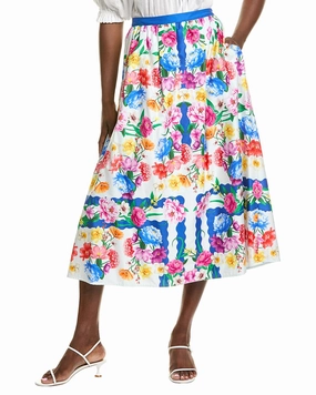 Elie Tahari Marice Printed Skirt Couture Inspired