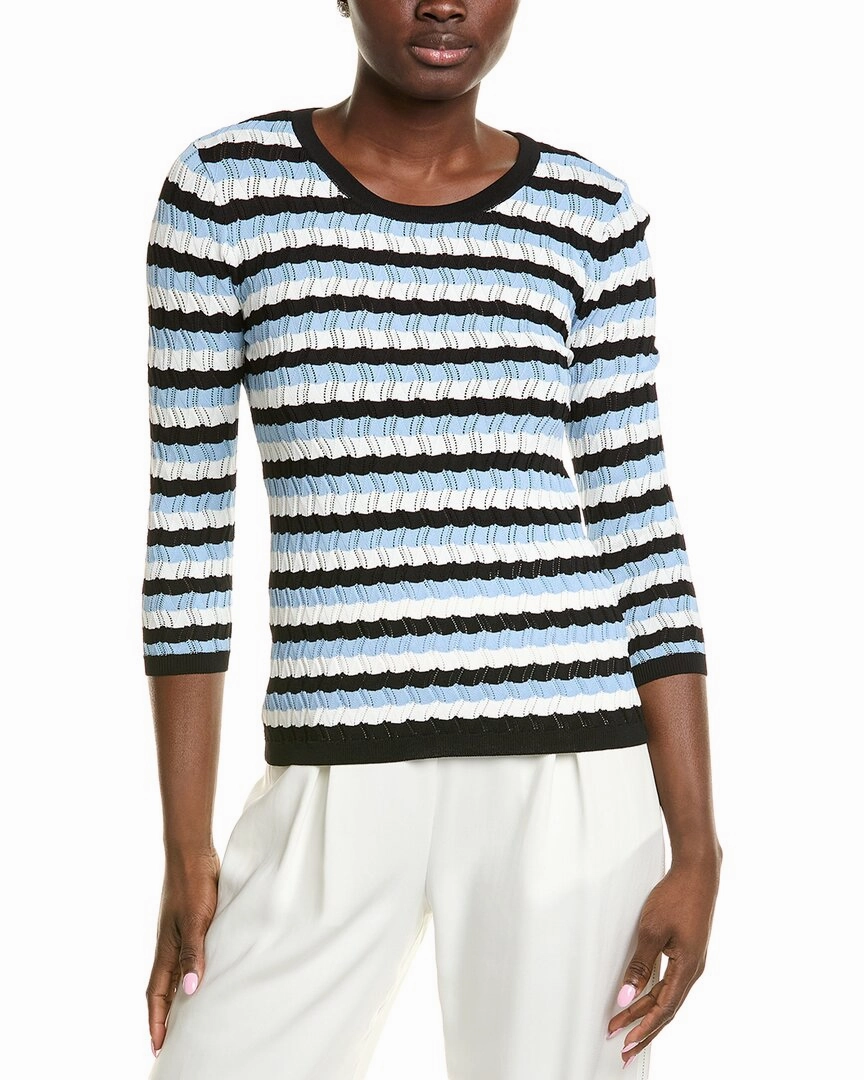 Elie Tahari Tadeo Sweater Adaptive Fit Silhouette Cozy Style
