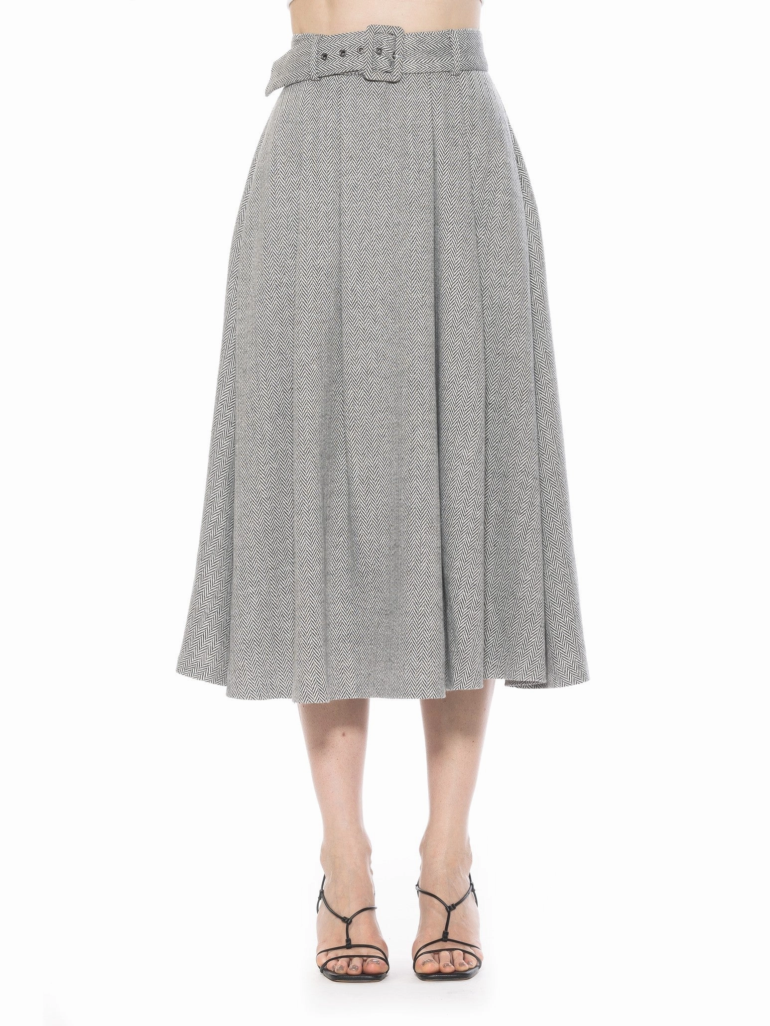 Denim style Outfit Diary Eline Tweed Skirt