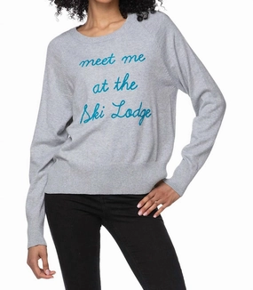 Embroidery Sweater In Meet Me At The Ski Lodge Functional Layer