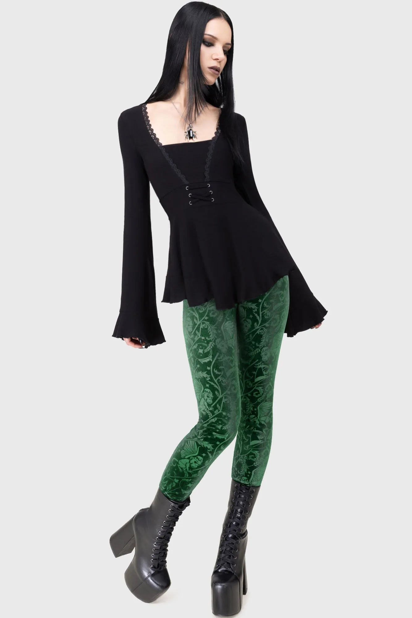 Emerald Envy Leggings Classic Fit Perfect Fit Wear