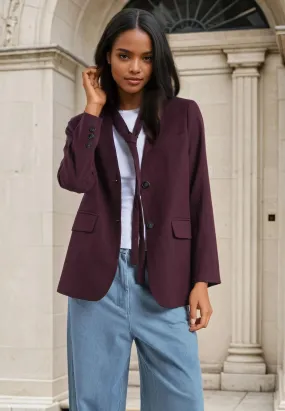 Elastic Hem Adjustment Comfort Fit Design EMILY JACKET PORT