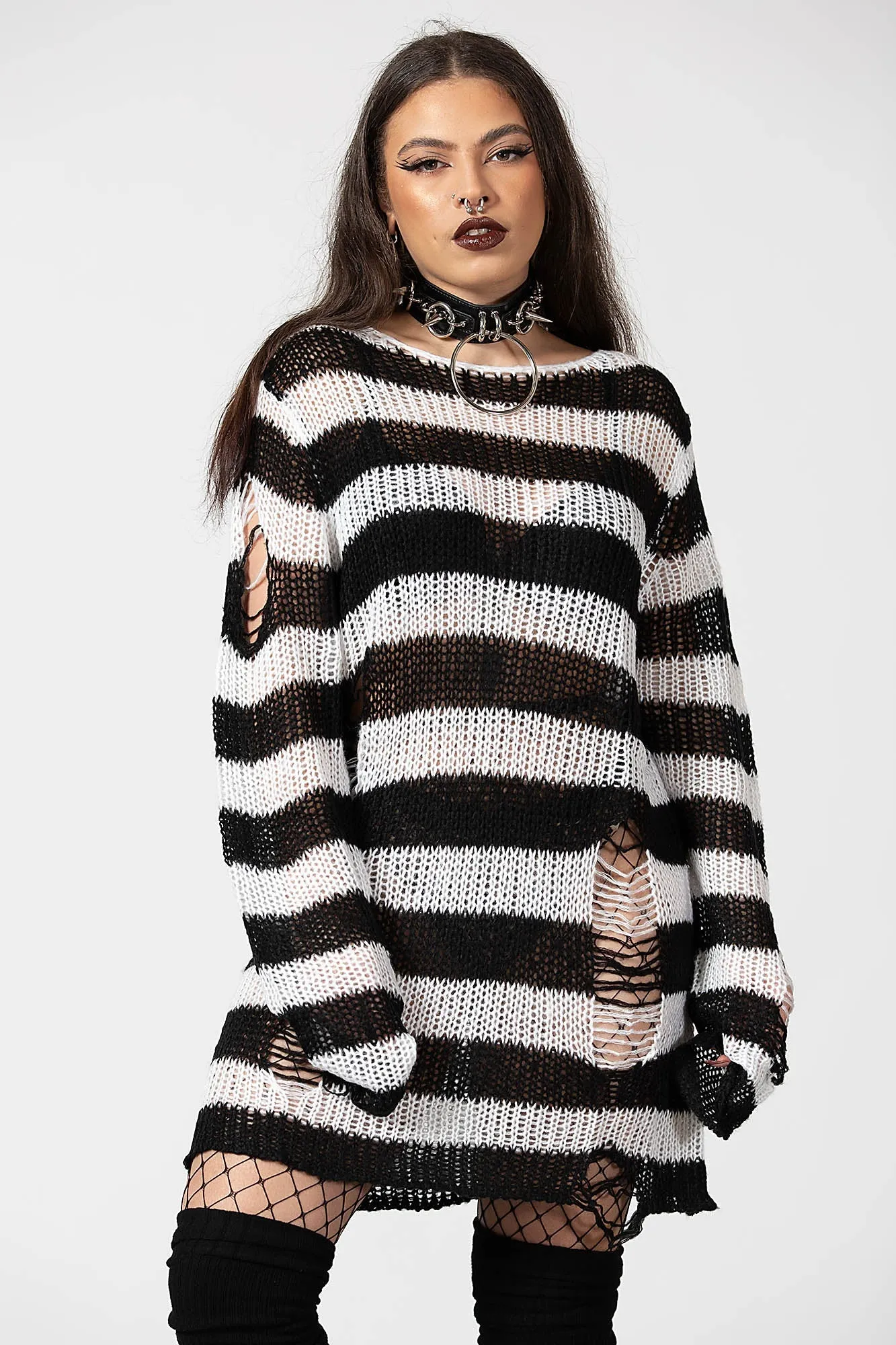 Emo Knit Sweater Polished Feel Seasonal Fit