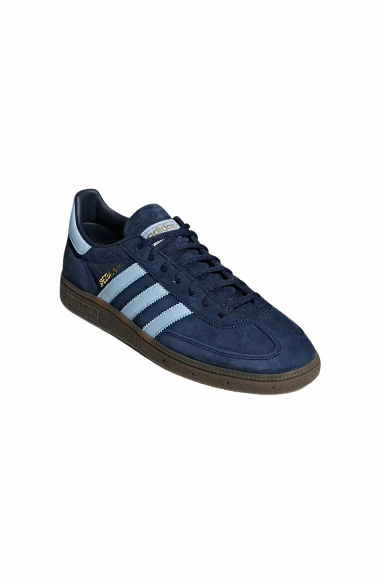 High Top Look Handball Spezial Collegiate Navy Clear Sky Gum