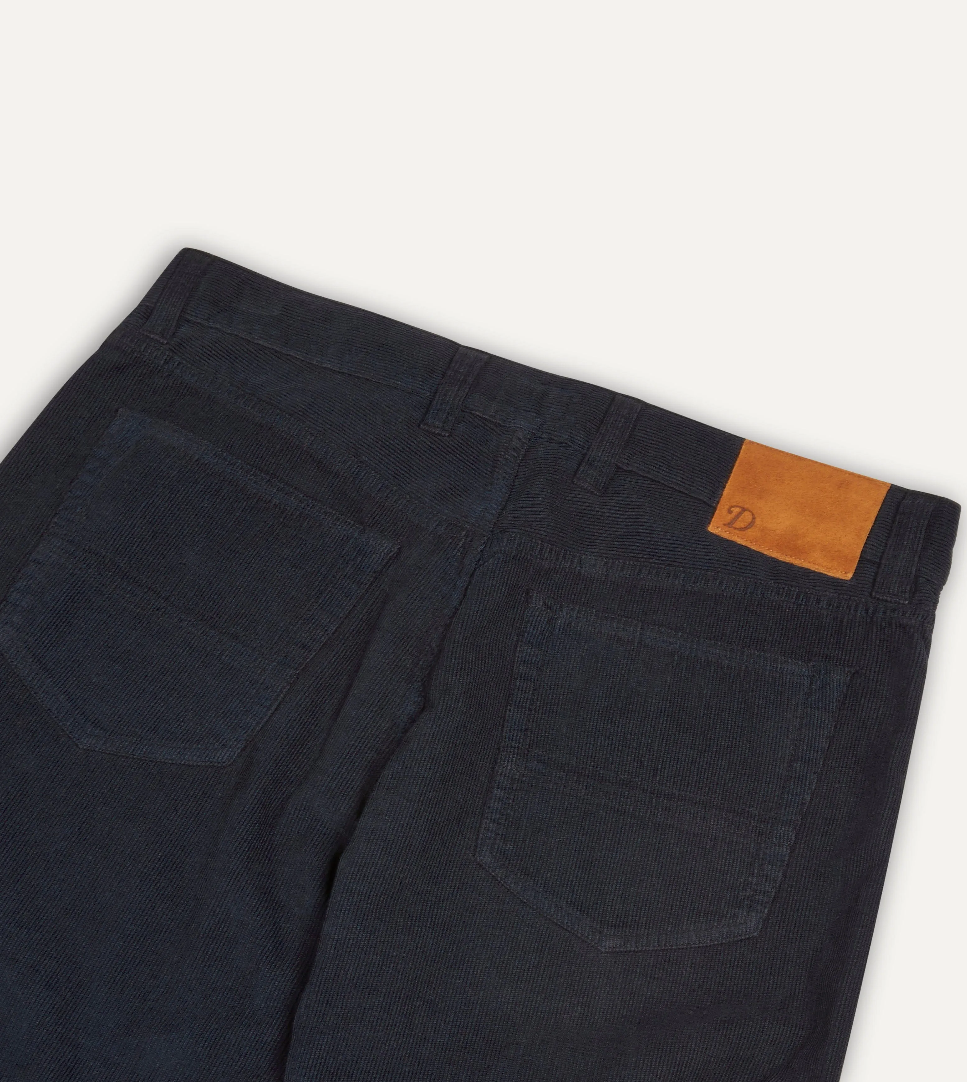 Outdoor Flex Navy Japanese Selvedge Needlecord Five-Pocket Trousers