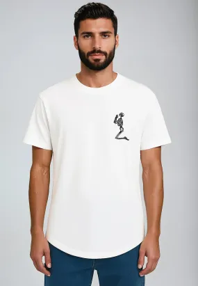AdvancedMoistureManagement City Smart Look ESSENTIAL BIG SKELETON WHITE T-SHIRT