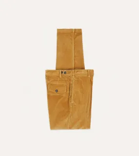 Durable Seam Construction Corn Cotton Corduroy Games Trousers