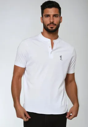 ESSENTIAL ORSON WHITE POLO SHIRT Tagless Comfort
