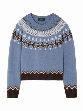 Alanui Women's Sweaters Clear blue Comfy and Cozy