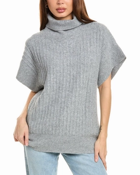 Colorfast Technology Durable Fabric Gracia Turtleneck Wool-Blend Sweater