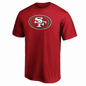 Tapered leg Men's 49ers Cotton Primary Logo Short Sleeve