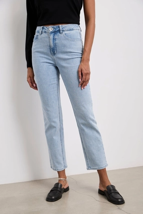 Cropped high waisted jeans Unisex Wear Premium Effortless Choice