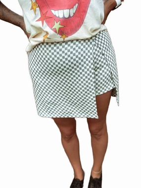 Simple Cut Estelle Skort In Grey