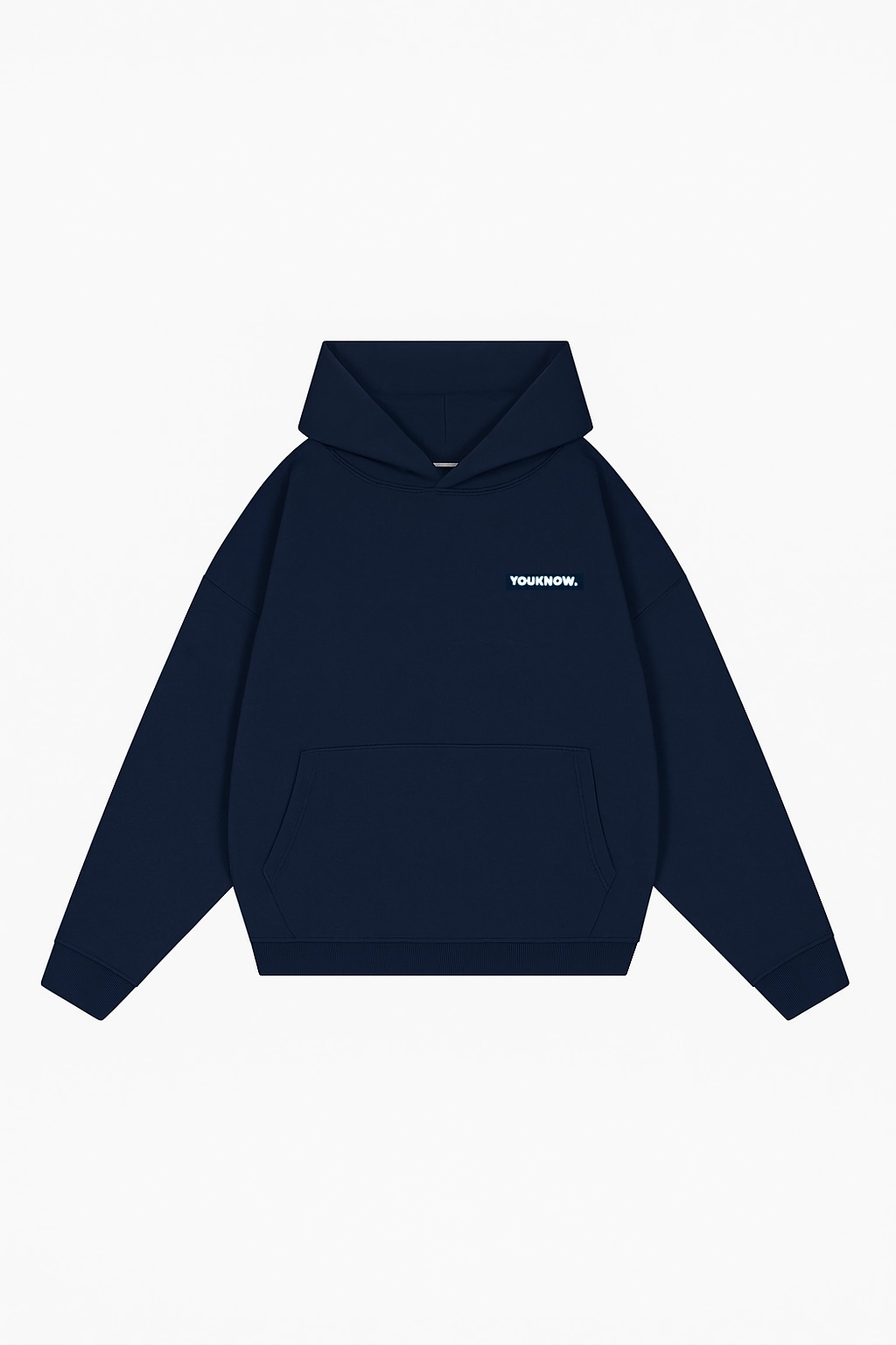 Unisex Silhouette Core Box Hoodie | Navy