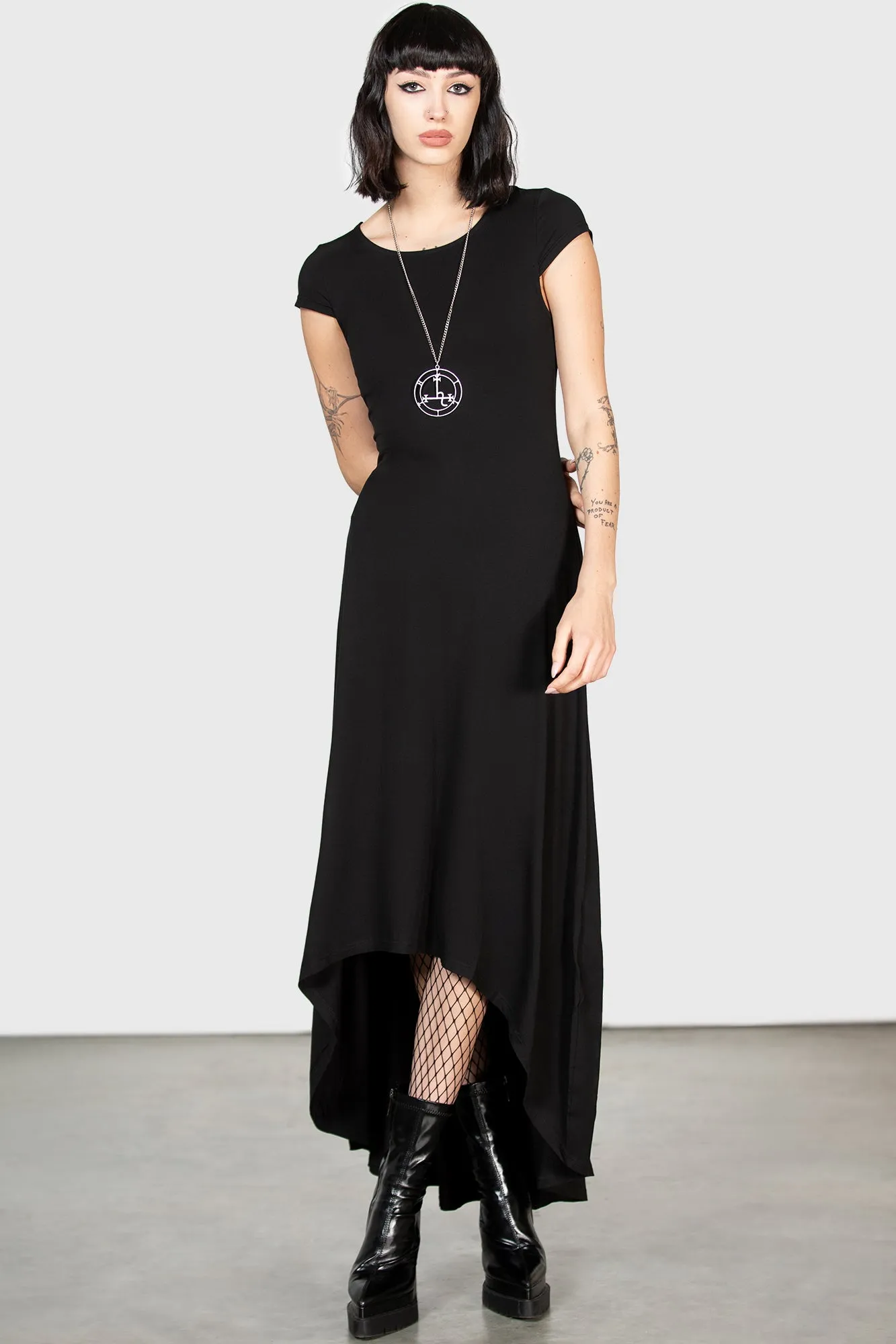 Ripley T-Maxi Dress Artisanal-Detail Refined Finish