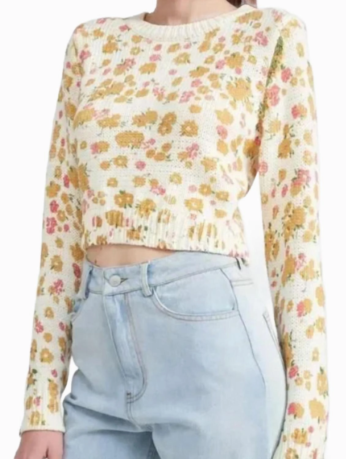 Everly Open Back Sweater In Multi Simple Chic Relaxed Comfort