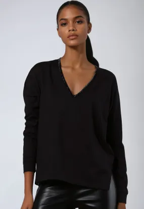 WrinkleResistant Texture Colorfast Material RELAY T-SHIRT BLACK